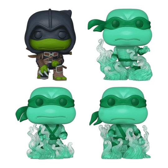 Funko Pop 4 Pack! Michelangelo / Raphael / Leonardo / Donatello # Exclusivo Las Tortugas Ninja