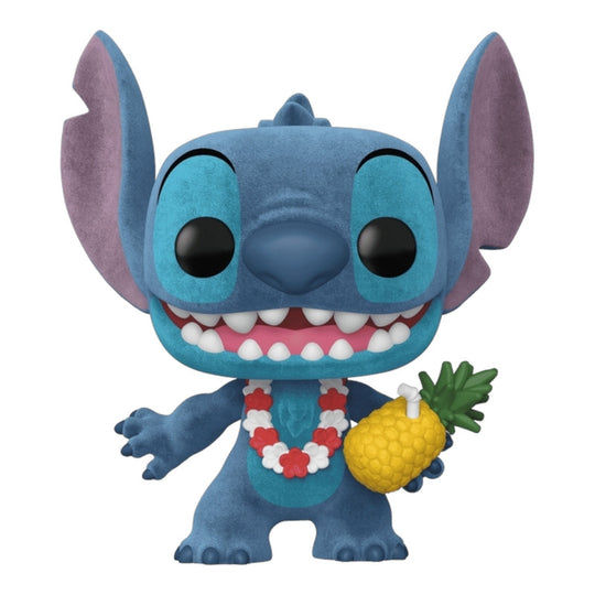 Funko Pop Luau Stitch #1567 Exclusivo Flocked Lilo & Stitch