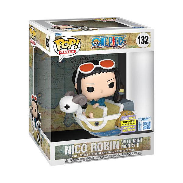Funko Pop Rides Deluxe! Nico Robin With Mini Merry Ii #132 Exclusivo One Piece