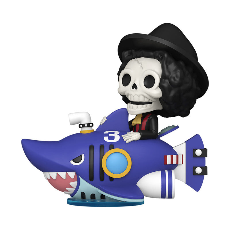 Funko Pop Rides Deluxe! Brook With Shark Submerge #141 Exclusivo One Piece