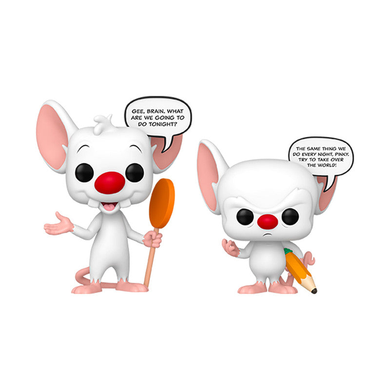Funko Pop 2 Pack! Pinku & The Brain Exclusivo Glow Pinky Y Cerebro