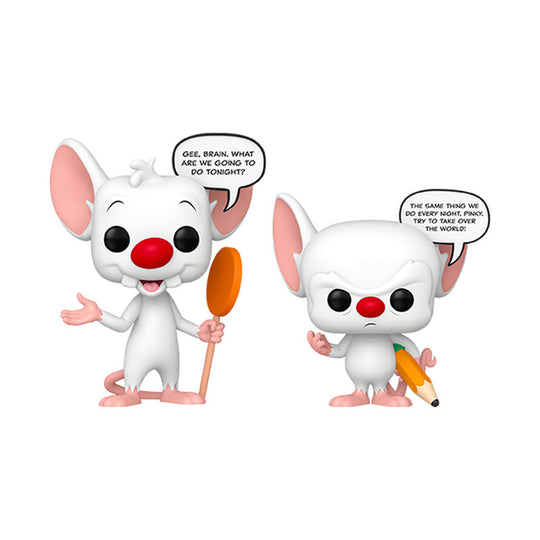 Funko Pop 2 Pack! Pinku & The Brain Exclusivo Glow Pinky Y Cerebro