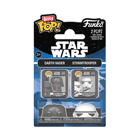 Funko Bitty Pop 2 Pack! Darth Vader & Stormtrooper Star Wars