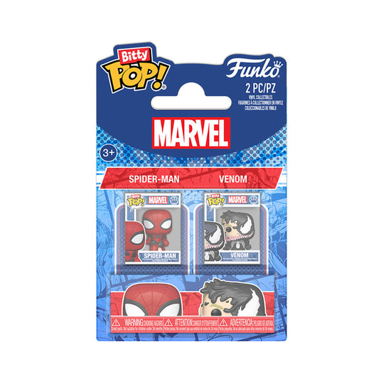 Funko Bitty Pop 2 Pack! Spider-Man & Venom Marvel Comics