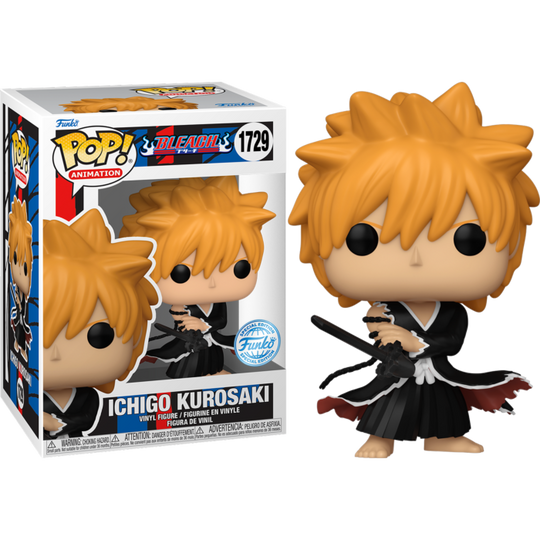 Funko Pop Ichigo Kurosaki #1729 Exclusivo Bleach
