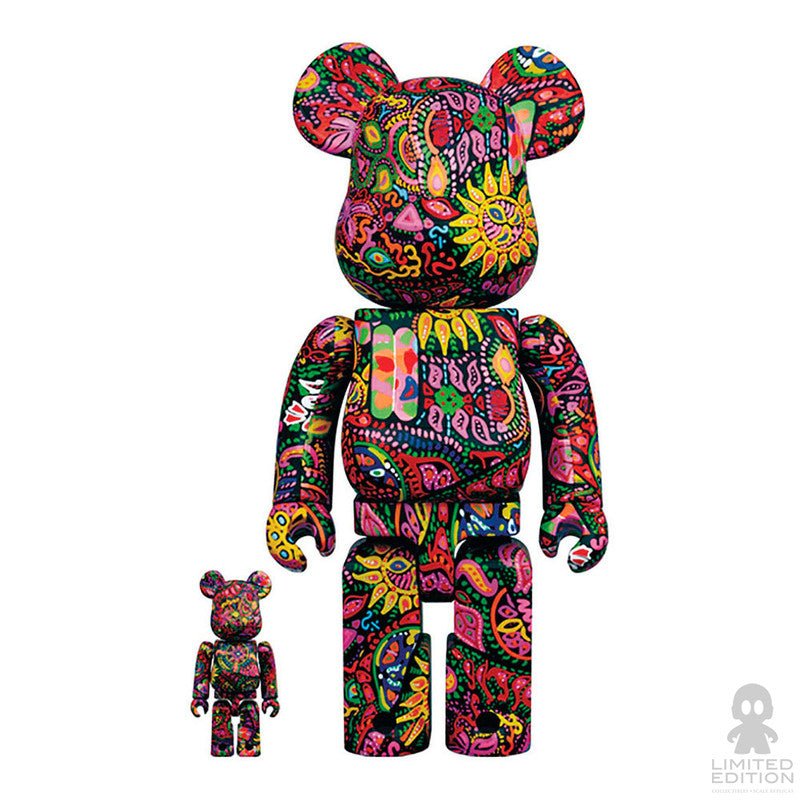 Medicom Toy Figura Psychedelic Paisley 100% & 400% Hide By Directtou - Limited Edition