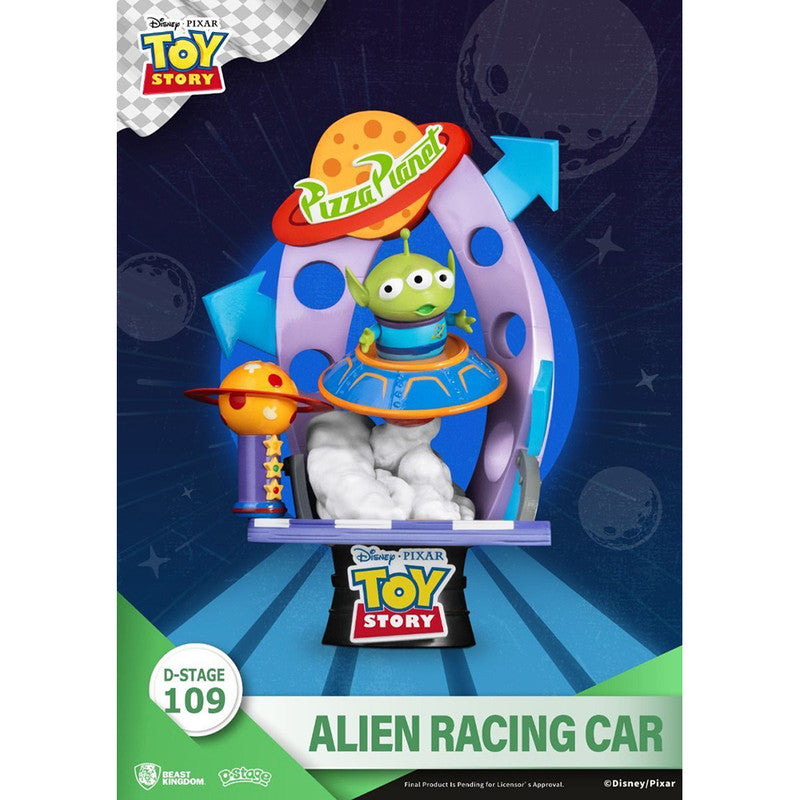 Beast Kingdom Estatuilla D-Stage Alien Racing Car 109 Toy Story