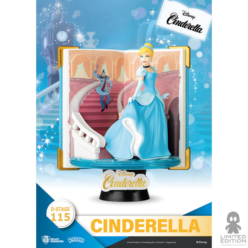 Beast Kingdom Estatuilla D-Stage Cinderella 115 Story Book Series La Cenicienta By Disney