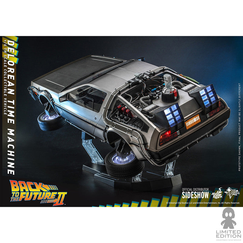 Hot Toys Vehículo Delorean Time Machine Escala 1:6 Volver Al Futuro