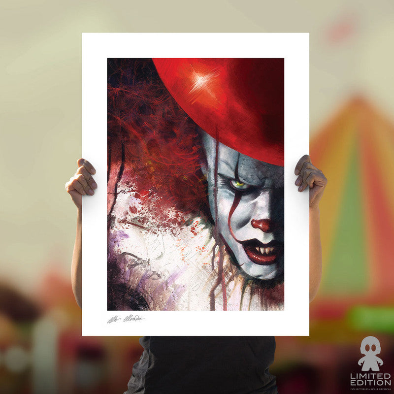 Sideshow Art Print Pennywise Truth Or Dare Marco Mastrazzo It