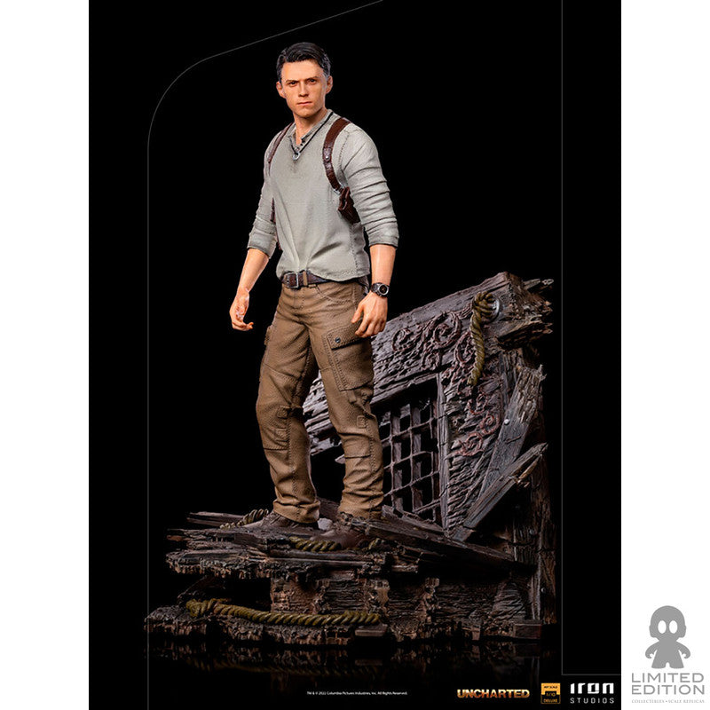 Iron Studios Estatuilla Nathan Drake Deluxe Version Escala 1:10 Uncharted