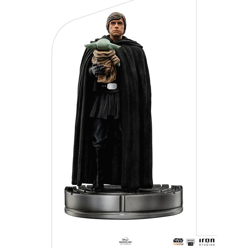 Iron Studios Estatuilla Luke Skywalker And Grogu Escala 1:10 The Mandalorian