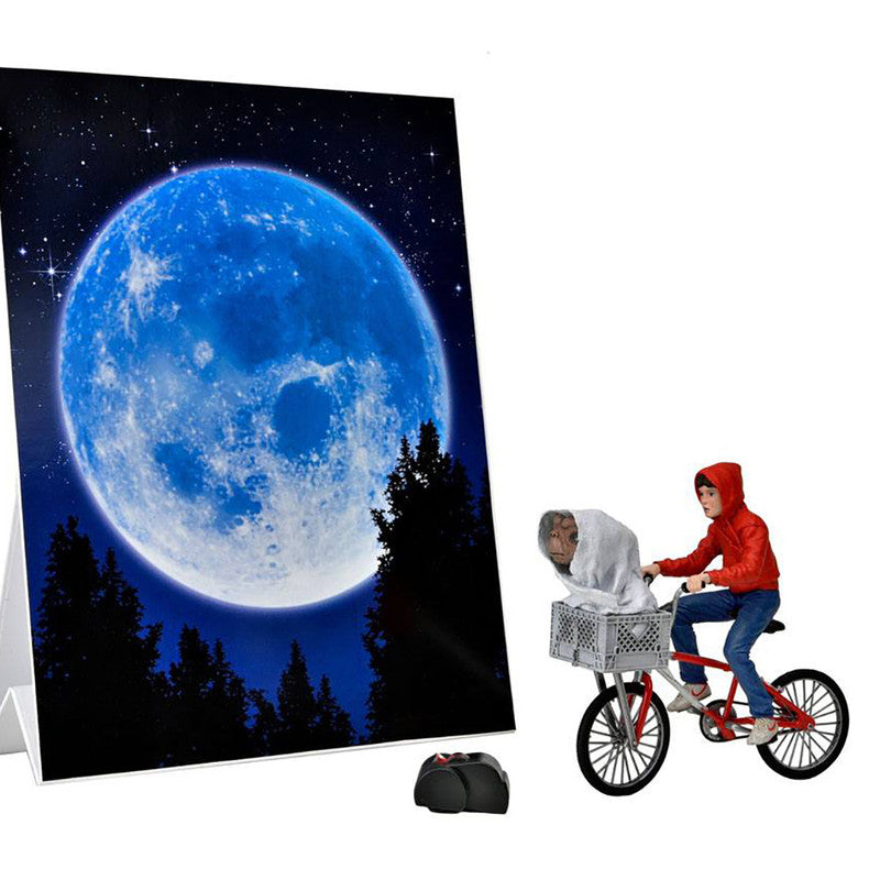 Neca Figura Eliot &E.T. On Bicycle E.T., El Extraterrestre By Steven Spielberg