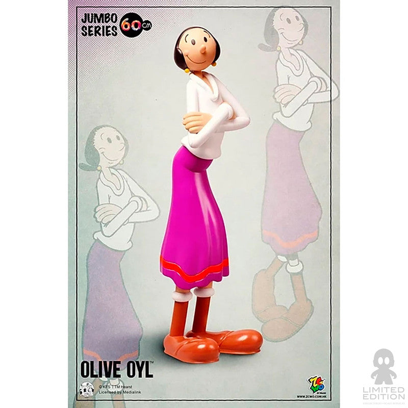 Art Toys Figura Olive Oyl 90 Aniversario (Retro) Popeye El Marino By Elzie Crisler Segar - Limited Edition