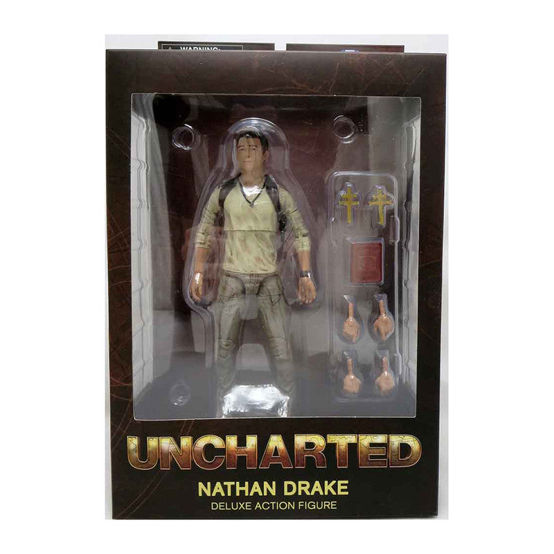 Diamond Select Toys Figura Articulada Nathan Drake Dluxe Uncharted: Fuera Del Mapa By Ruben Fleischer - Limited Edition
