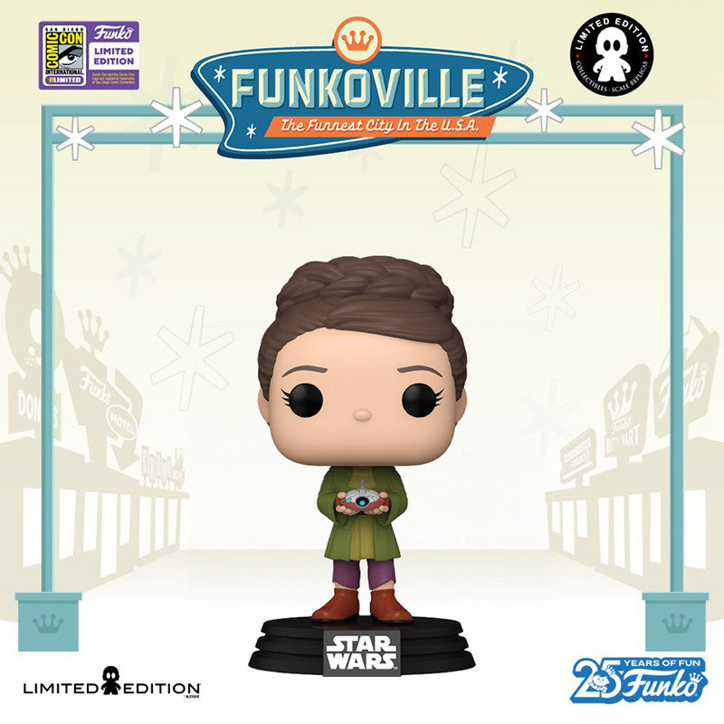 Funko Pop Young Leia With Lola 659 Exclusivo Funkoville 2023 Star Wars