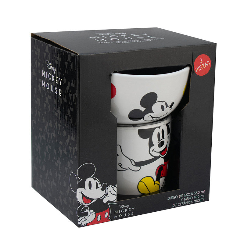 Limited Edition Set Taza Y Bowl Mickey Mouse Mickey Mouse And Friends