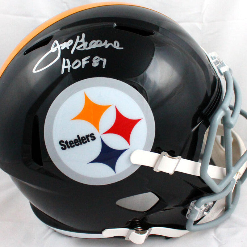 Memorabilia Casco Autografiado Joe Greene 63-76 Pittsburgh Steelers By National Football League