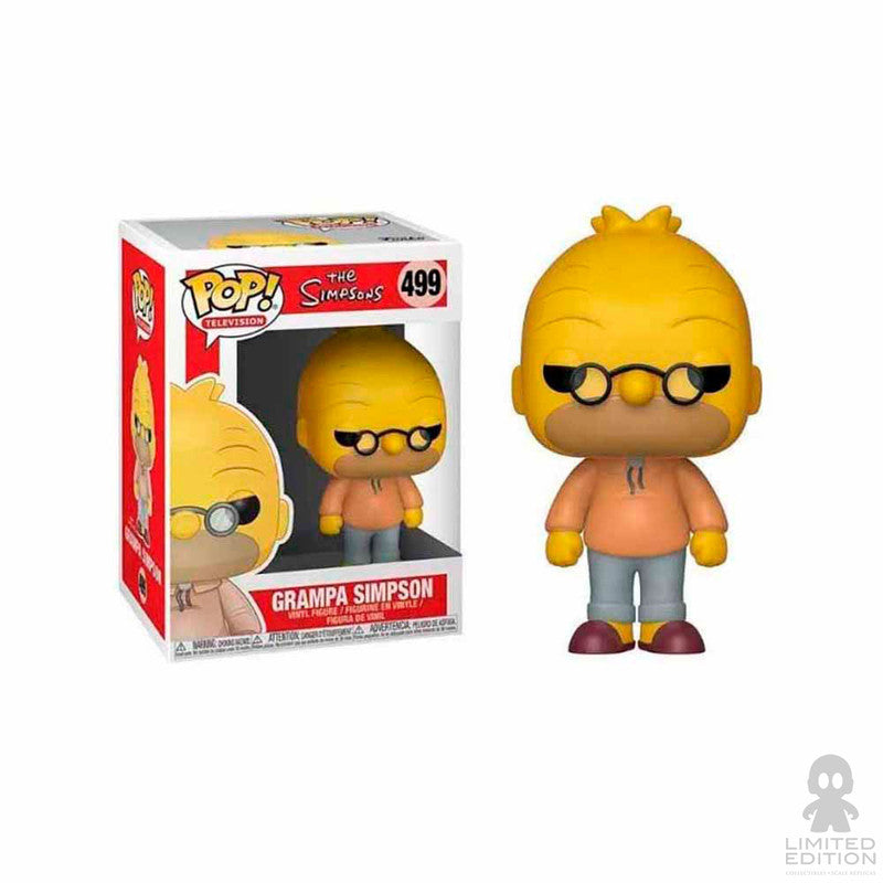 Funko Pop Grampa Simpson 499 The Simpsons By Matt Groening - Limited Edition