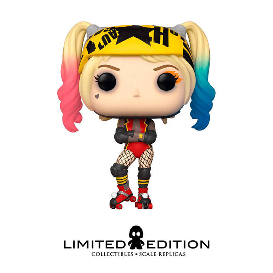 Funko Pop Harley Quinn Roller Derby 307 DC Aves de Presa