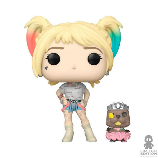 Funko Pop Harley Quinn And Beaver 308 Birds Of Prey By Dc - Limited Edition