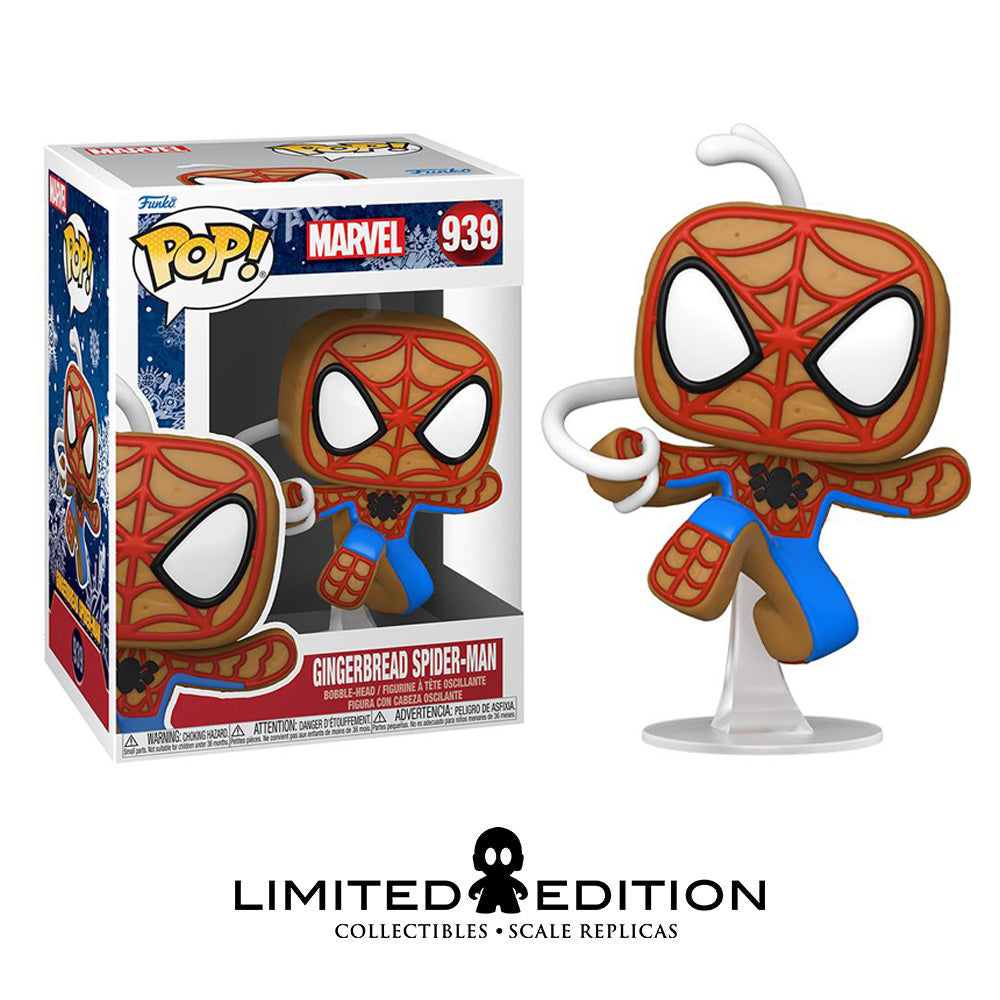 Funko Pop Holiday Gingerbread Spider-Man 939 Marvel