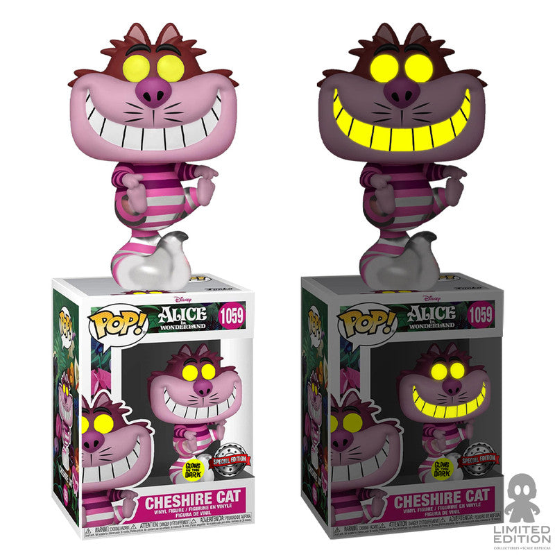 Funko Pop Cheshire Cat 1059 Glow Special Edition Disney Alicia En El Pais De Las Maravillas - Limited Edition