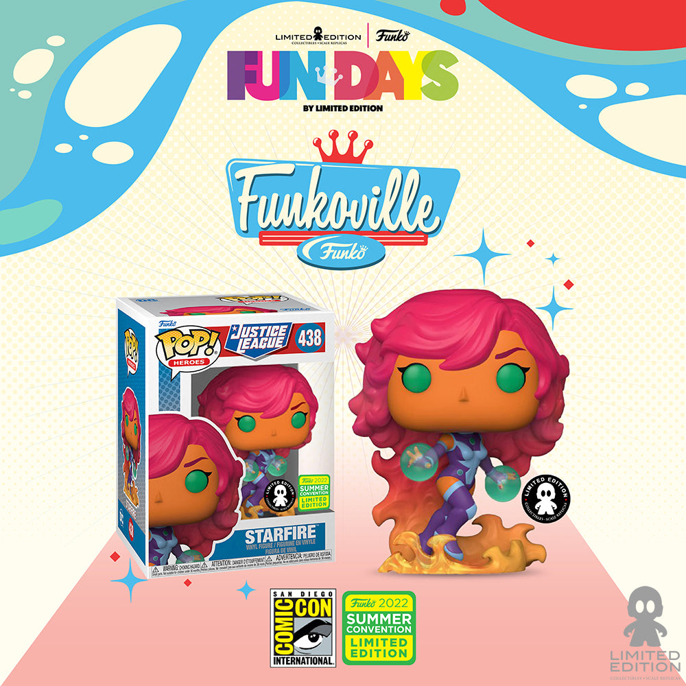 Funko POP Heroes DC- Starfire 438 Exclusivo Limited Edition